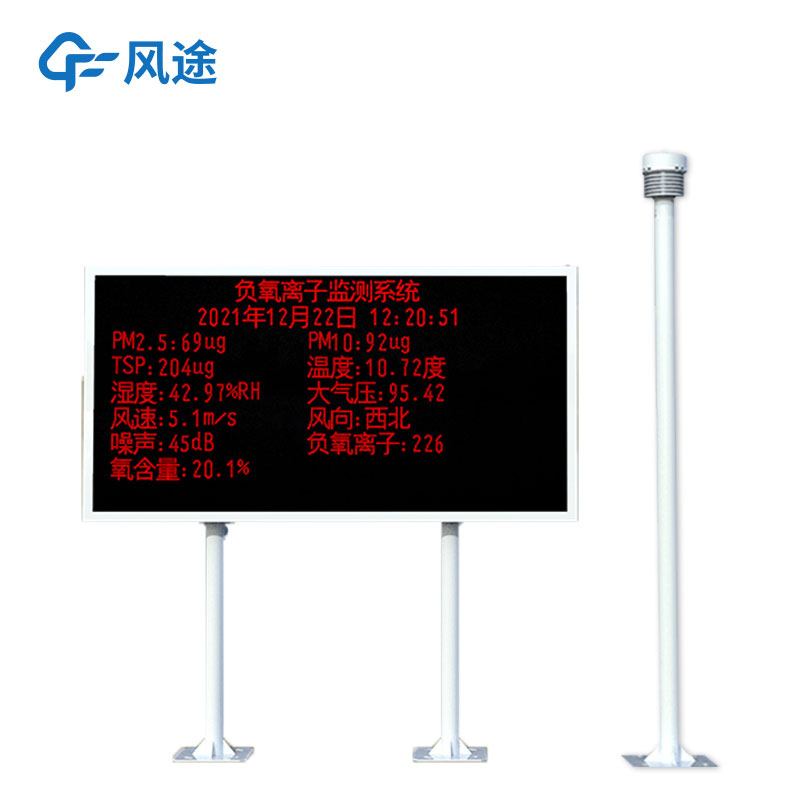 led大屏幕負氧離子監測顯示儀